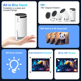 Magcubic 4K Wifi6 Projector, Android 11, Portable Home Cinema
